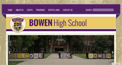 Desktop Screenshot of bowenhs.org